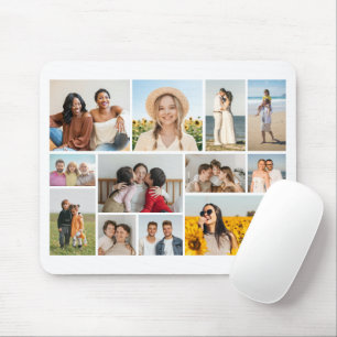 Mousepad Crie Sua Própria Colagem de 12 Fotos