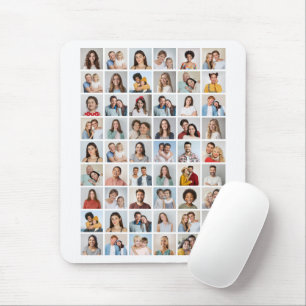 Mousepad Crie Sua Própria Colagem de 54 Fotos