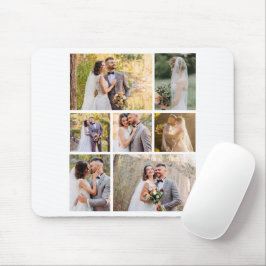 Mousepad Crie Sua Própria Colagem De Casamento Fotográfico 