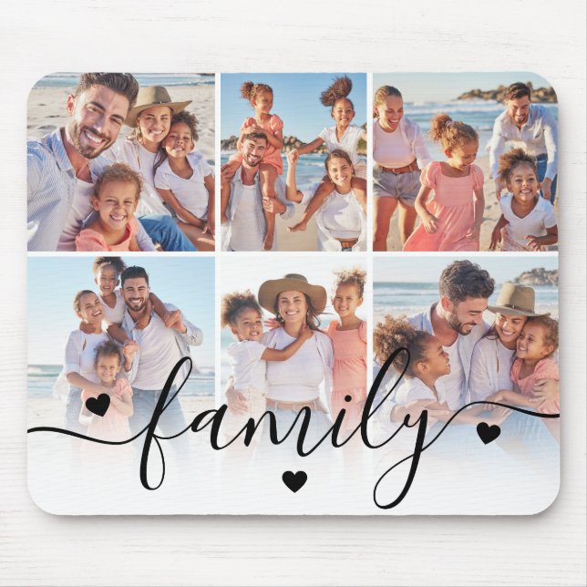 Mousepad Crie Sua Própria Colagem de Fotos (Frente)