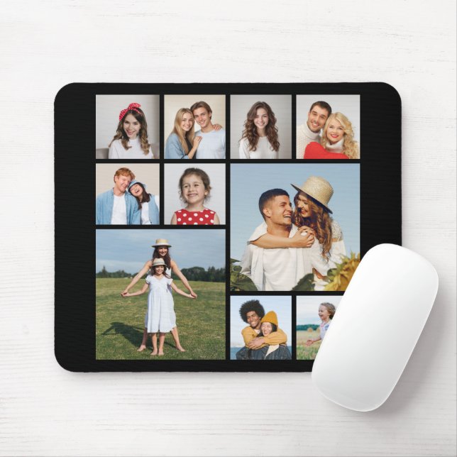 Mousepad Crie sua própria colagem de fotos (Com mouse)