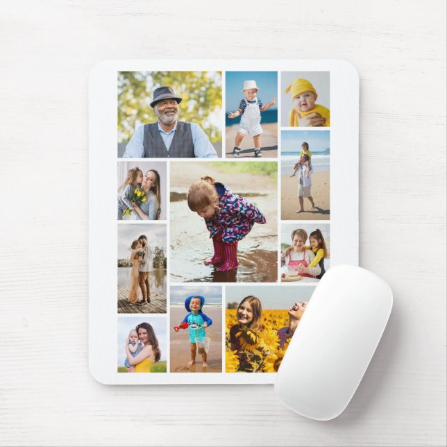 Mousepad Crie sua própria colagem de fotos 11 (Com mouse)