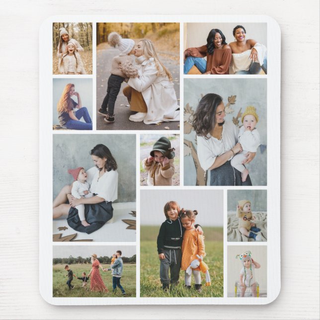 Mousepad Crie sua própria colagem de fotos 11 (Frente)