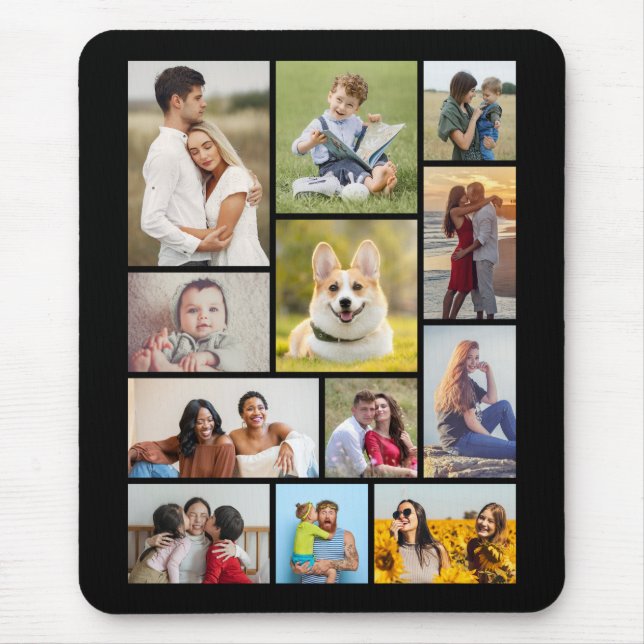 Mousepad Crie Sua Própria Colagem De Fotos 12 (Frente)