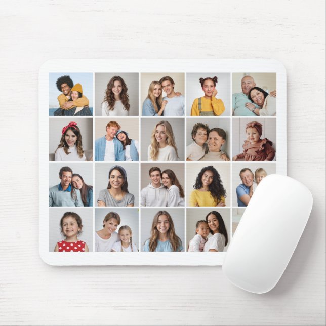 Mousepad Crie sua própria colagem de fotos 20 (Com mouse)