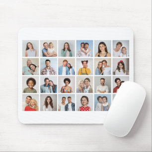 Mousepad Crie Sua Própria Colagem de Fotos 24 Cor Editável