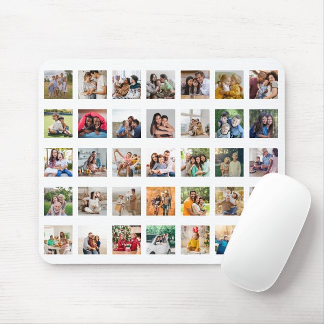 Mousepad Crie Sua Própria Colagem De Fotos 35 (Com mouse)