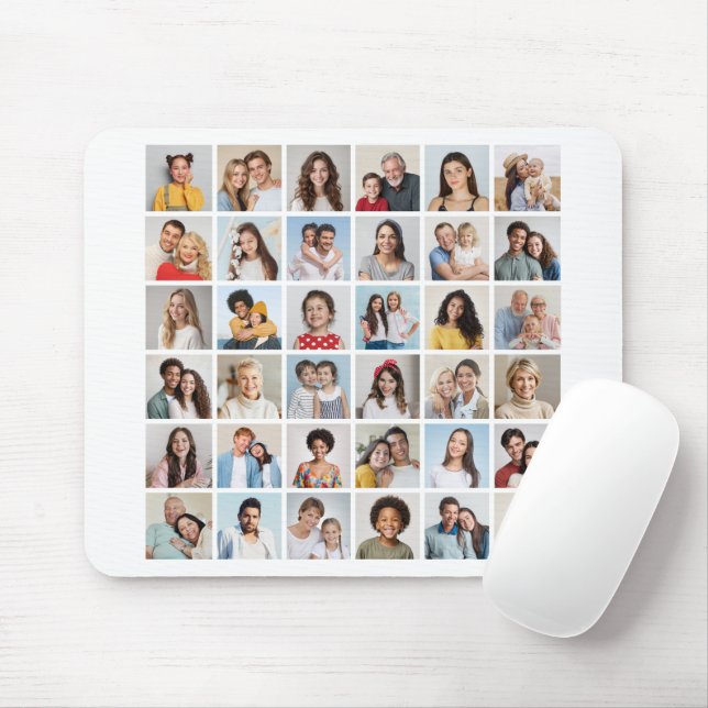 Mousepad Crie Sua Própria Colagem De Fotos 36 (Com mouse)