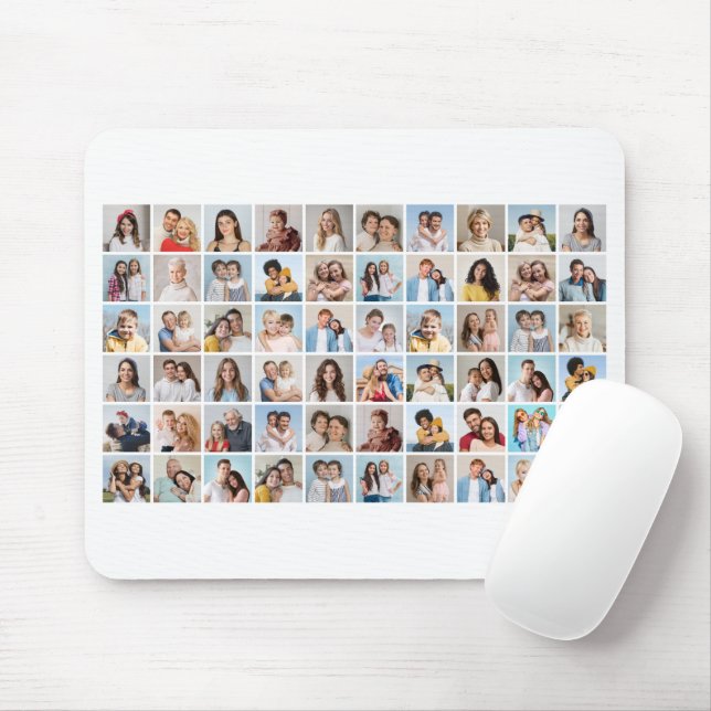 Mousepad Crie sua própria colagem de fotos 60 (Com mouse)