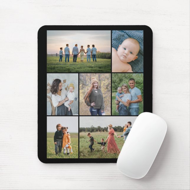 Mousepad Crie sua própria colagem de fotos 7 (Com mouse)