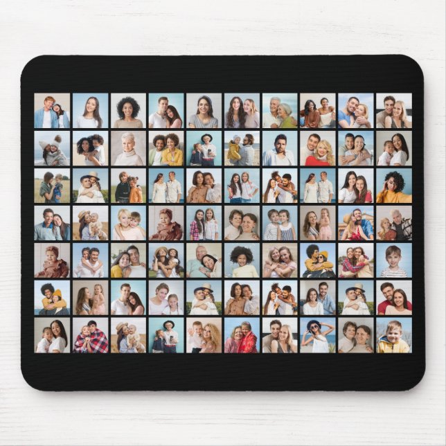 Mousepad Crie sua própria colagem de fotos 70 (Frente)
