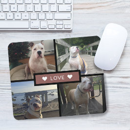 Mousepad Crie Sua Própria Colagem de Fotos de Cachorro