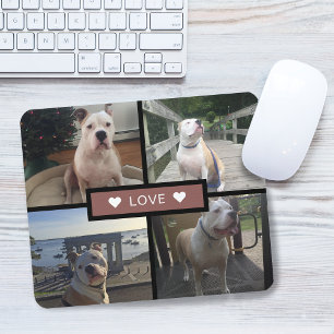 Mousepad Crie Sua Própria Colagem de Fotos de Cachorro