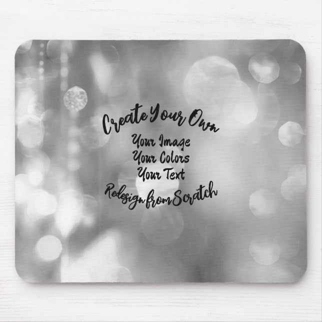 Mousepad Crie sua própria cor/Design personalizada (Frente)