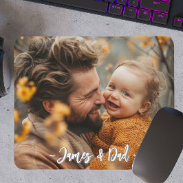 Mousepad Crie sua própria foto de pai e filho