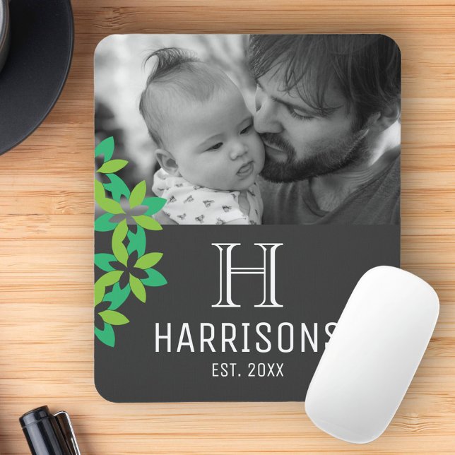 Mousepad Crie Sua Própria Foto do Primeiro Dia dos Pais (Criador carregado)