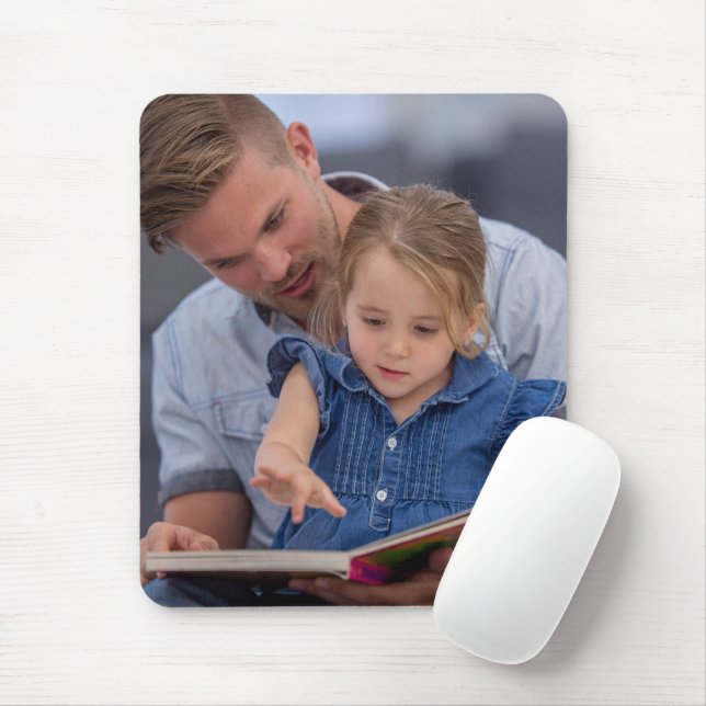 Mousepad Crie Sua Própria Foto Imagem Personalizada DIY  (Com mouse)