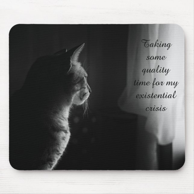 Mousepad Crise existencial (Frente)