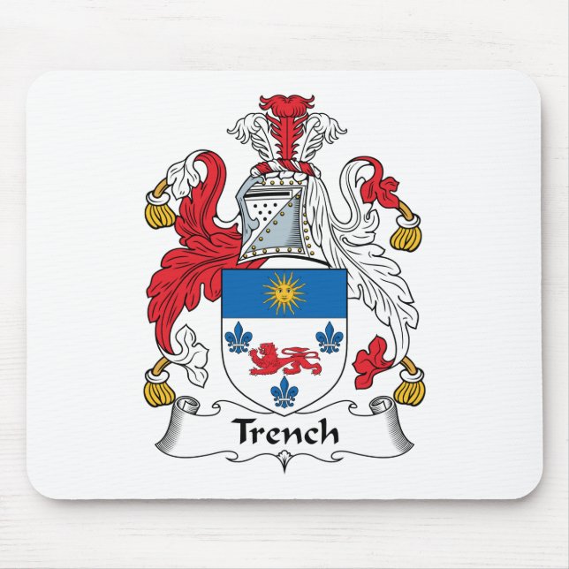 Mousepad Crista da família da trincheira (Frente)