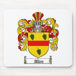 MOUSEPAD CRISTA DA FAMÍLIA DE ALLEN - BRASÃO DE ALLEN
