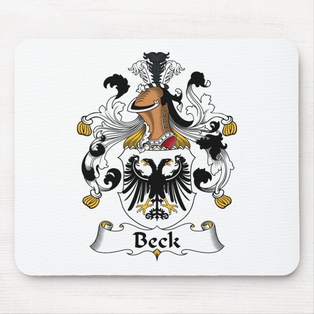 Mousepad Crista da família de Beck (Frente)