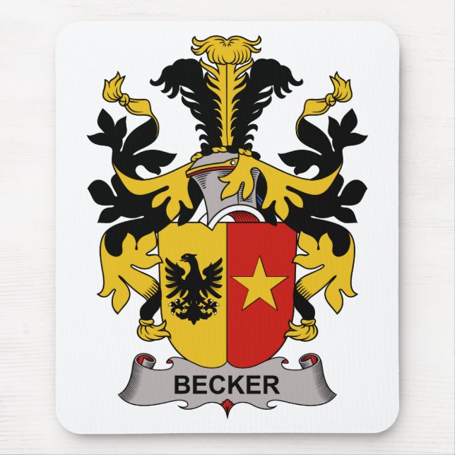 Mousepad Crista da família de Becker (Frente)