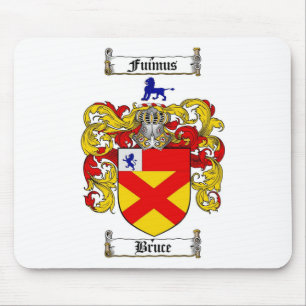MOUSEPAD CRISTA DA FAMÍLIA DE BRUCE - BRASÃO DE BRUCE