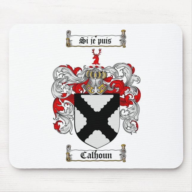 MOUSEPAD CRISTA DA FAMÍLIA DE CALHOUN - BRASÃO DE CALHOUN (Frente)