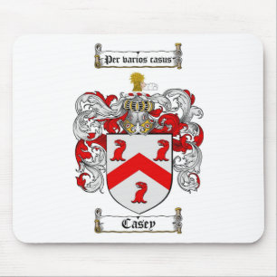 MOUSEPAD CRISTA DA FAMÍLIA DE CASEY - BRASÃO DE CASEY