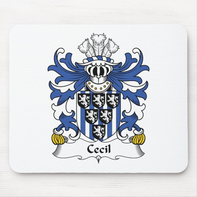 Mousepad Crista da família de Cecil (Frente)