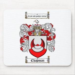 MOUSEPAD CRISTA DA FAMÍLIA DE CHAPMAN - BRASÃO DE CHAPMAN