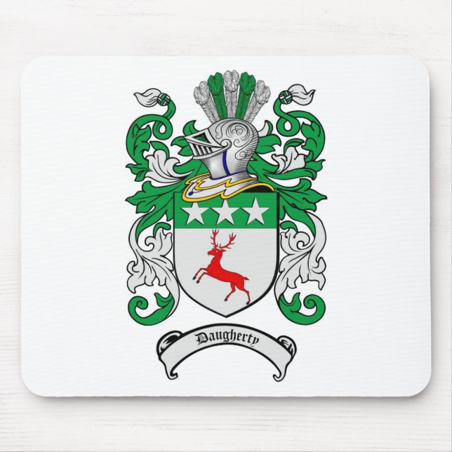 MOUSEPAD CRISTA DA FAMÍLIA DE DAUGHERTY - BRASÃO DE (Frente)