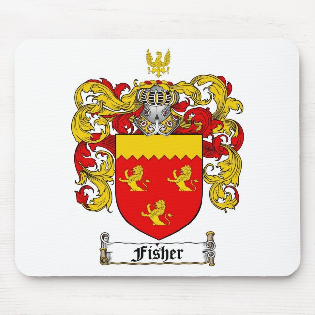 MOUSEPAD CRISTA DA FAMÍLIA DE FISHER - BRASÃO DE FISHER (Frente)