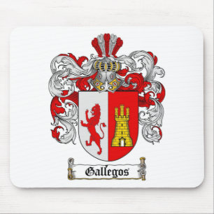MOUSEPAD CRISTA DA FAMÍLIA DE GALLEGOS - BRASÃO DE GALLEG