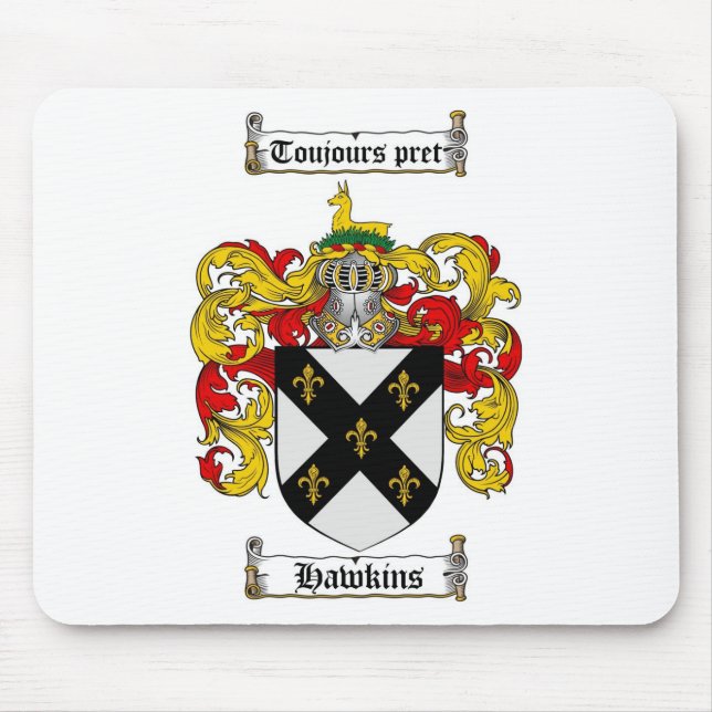 MOUSEPAD CRISTA DA FAMÍLIA DE HAWKINS - BRASÃO DE HAWKINS (Frente)