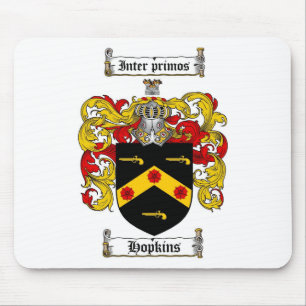 MOUSEPAD CRISTA DA FAMÍLIA DE HOPKINS - BRASÃO DE HOPKINS