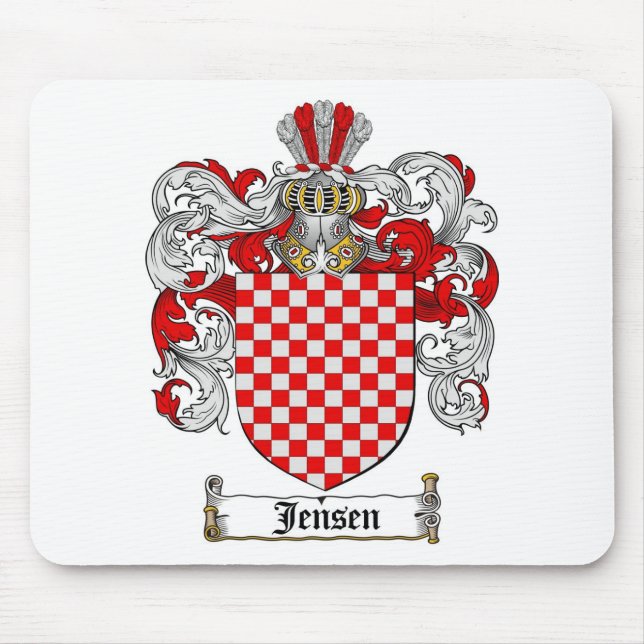 MOUSEPAD CRISTA DA FAMÍLIA DE JENSEN - BRASÃO DE JENSEN (Frente)