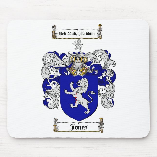 MOUSEPAD CRISTA DA FAMÍLIA DE JONES - BRASÃO DE JONES (Frente)