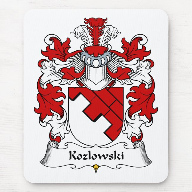 Mousepad Crista da família de Kozlowski (Frente)