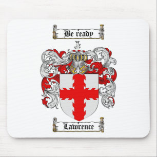 MOUSEPAD CRISTA DA FAMÍLIA DE LAWRENCE - BRASÃO DE LAWREN