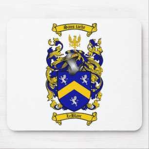 MOUSEPAD CRISTA DA FAMÍLIA DE LEBLANC - BRASÃO DE LEBLANC