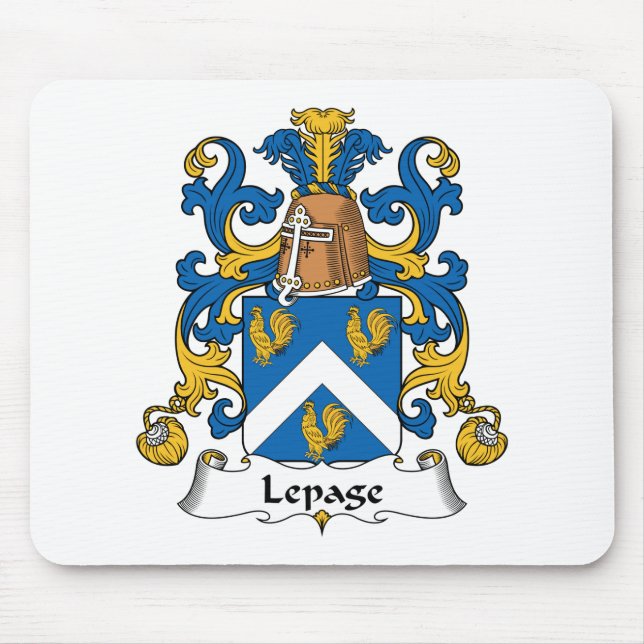 Mousepad Crista da família de Lepage (Frente)
