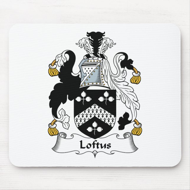 Mousepad Crista da família de Loftus (Frente)