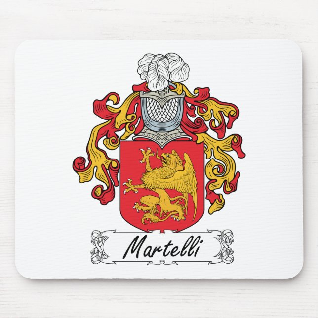 Mousepad Crista da família de Martelli (Frente)