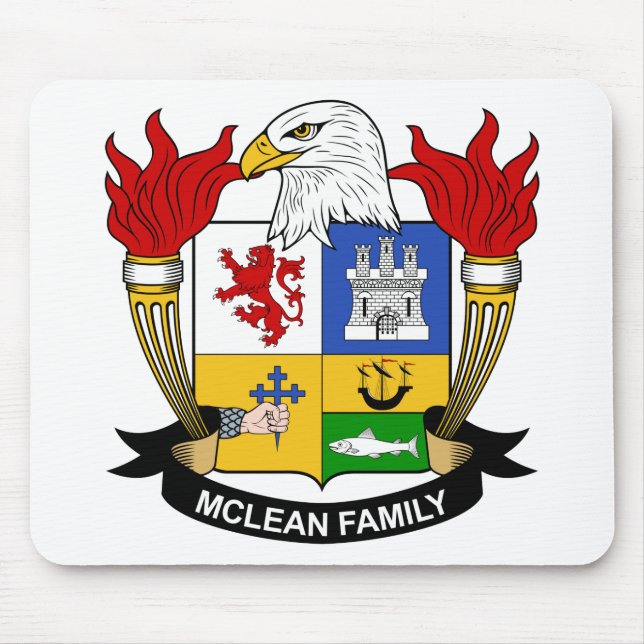 Mousepad Crista da família de McLean (Frente)