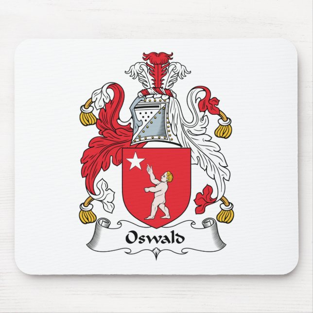 Mousepad Crista da família de Oswald (Frente)