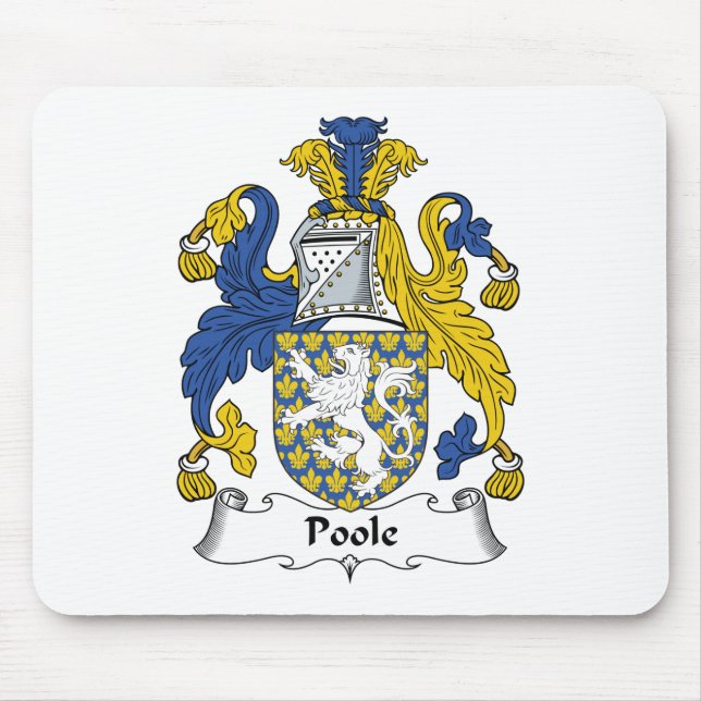 Mousepad Crista da família de Poole (Frente)
