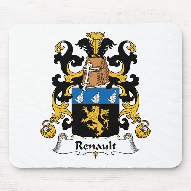 Mousepad Crista da família de Renault (Frente)