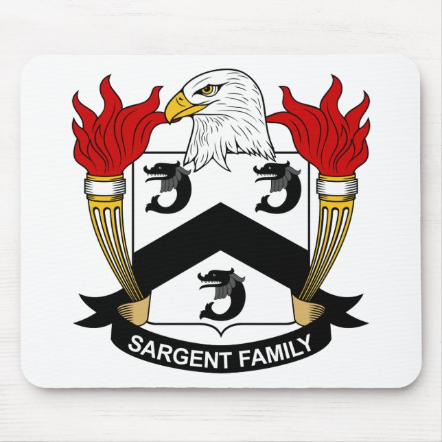 Mousepad Crista da família de Sargent (Frente)