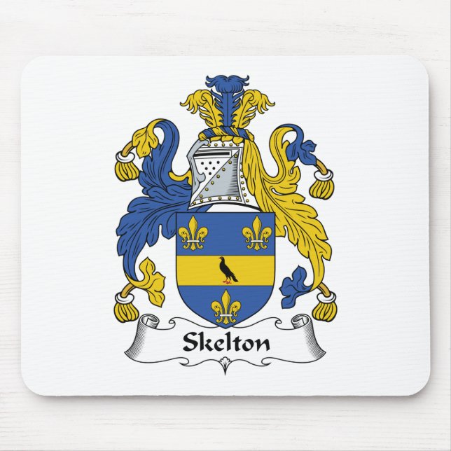 Mousepad Crista da família de Skelton (Frente)